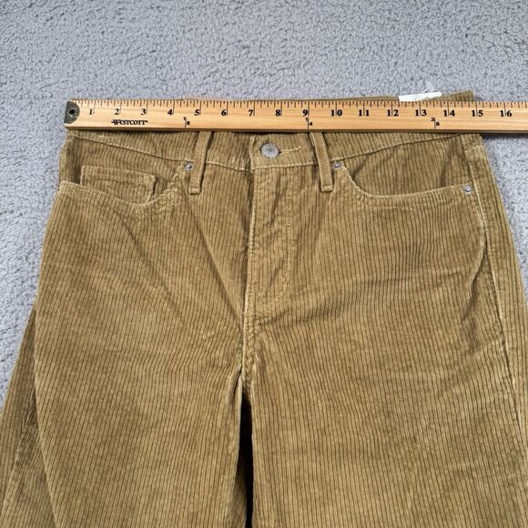 Levi's Pants Womens 29x29 Brown 314 Shaping Straight‎ Corduroy NWT - Picture 3 of 12